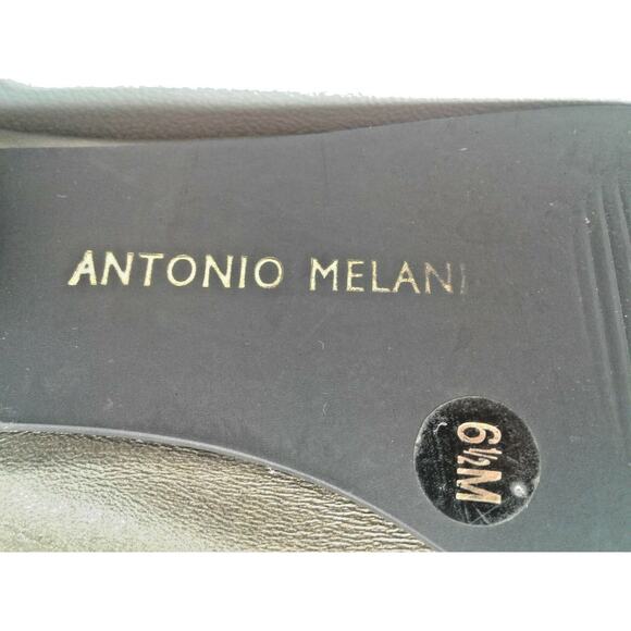 Antonio Melani Womens Bronze Alligator Print Loafers/Flats Size 6.5 M - Picture 7 of 8